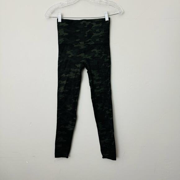 Spanx Green Camo Ankle Leggings Women’s Size S - Picture 1 of 7
